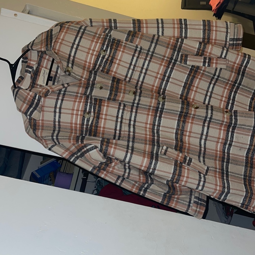 Flannel jacket.